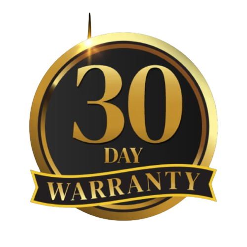 + 30 Day Warranty